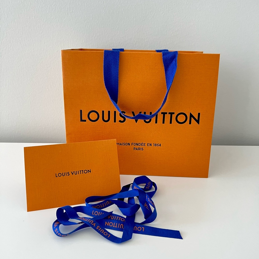 Louis Vuitton Small Shopping Bag with ribbon & card